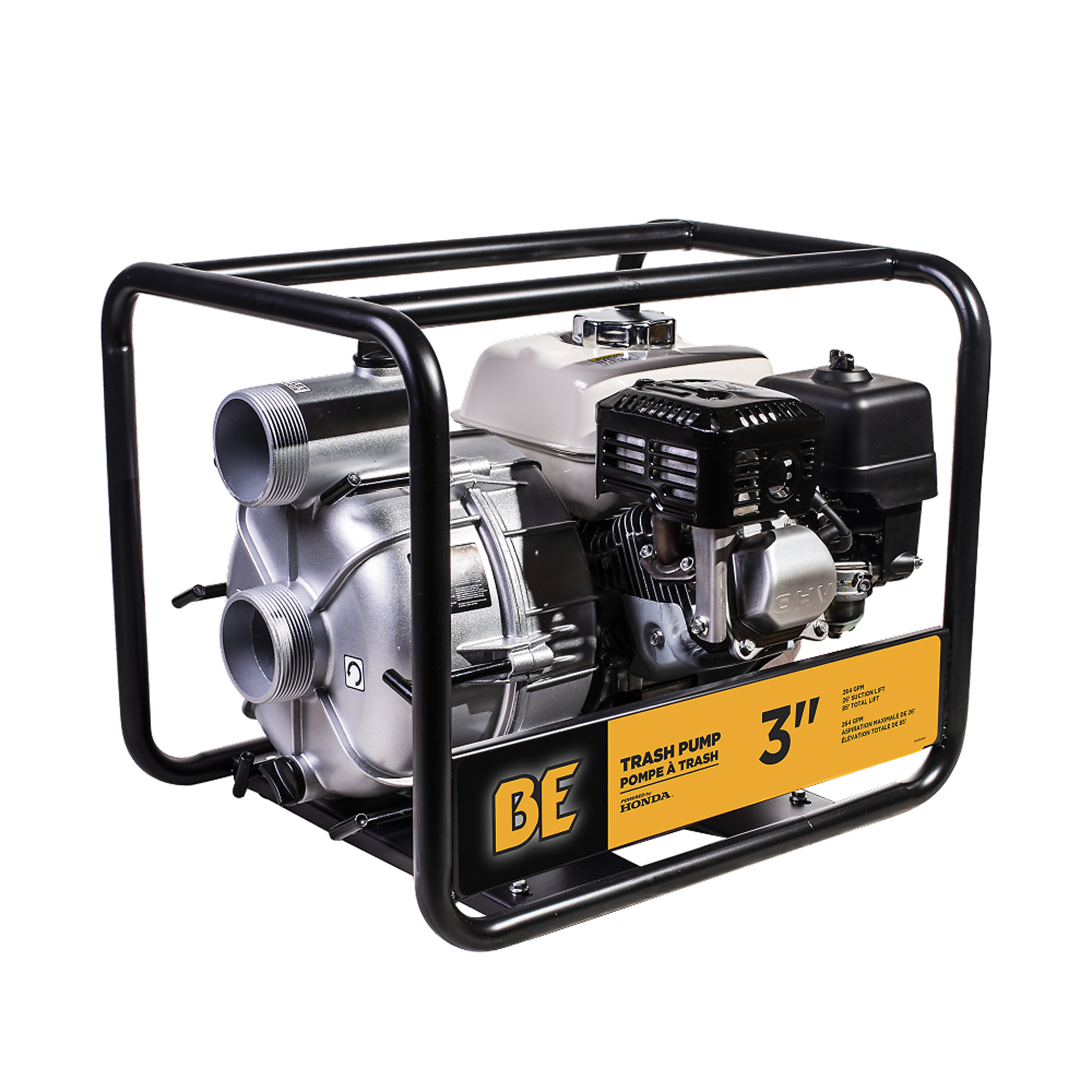 3" Semi-Trash Transfer Pump with Honda GX200 Engine